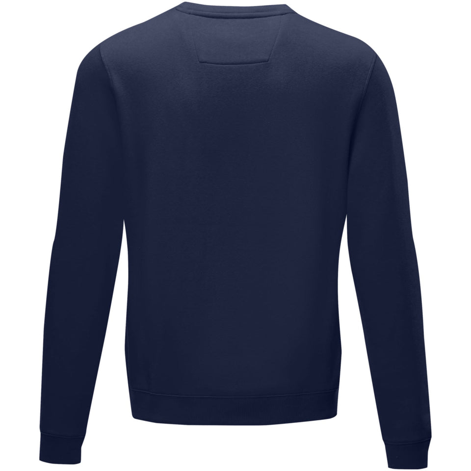 Maglione a girocollo Jasper da uomo in tessuto organico riciclato personalizzato con logo - Pubblienne