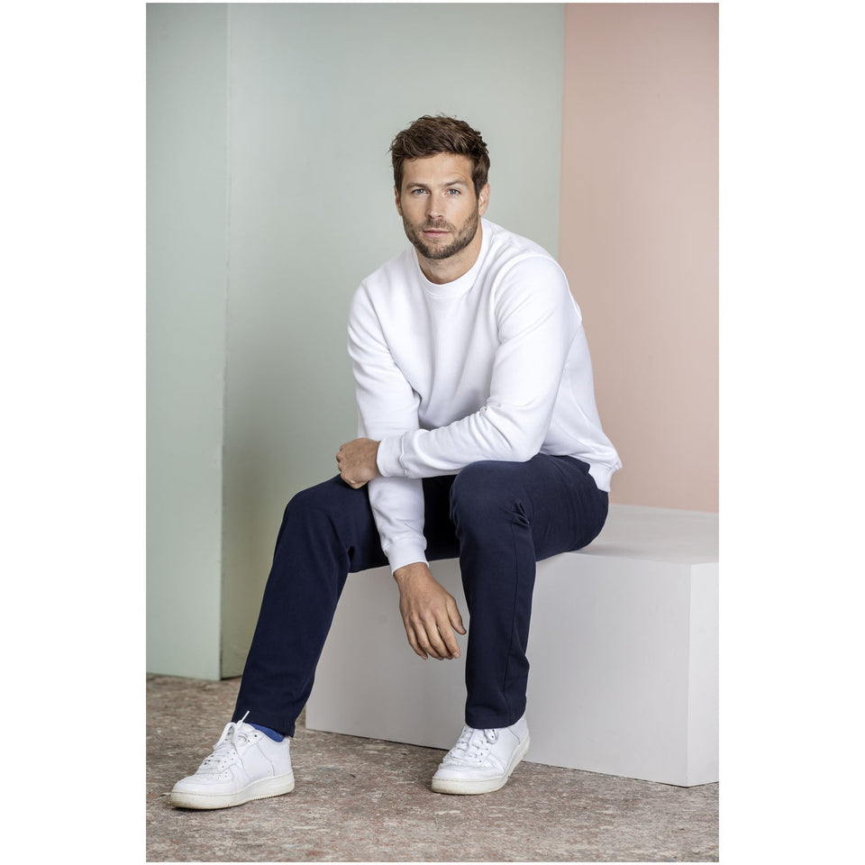 Maglione a girocollo Jasper da uomo in tessuto organico riciclato personalizzato con logo - Pubblienne
