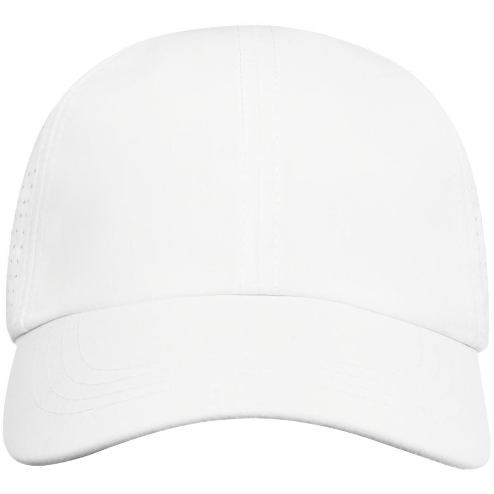 Cappellino cool-fit a 6 pannelli in materiale riciclato certificato GRS Mica personalizzato con logo - Pubblienne