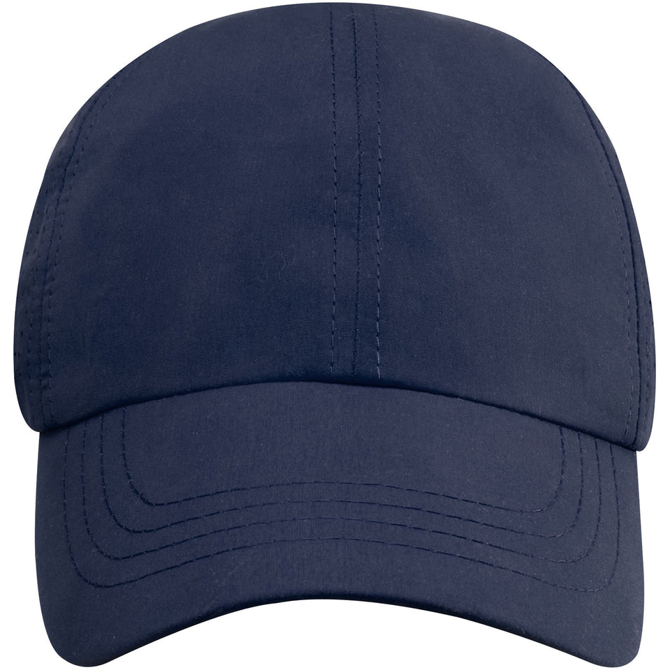 Cappellino cool-fit a 6 pannelli in materiale riciclato certificato GRS Mica personalizzato con logo - Pubblienne