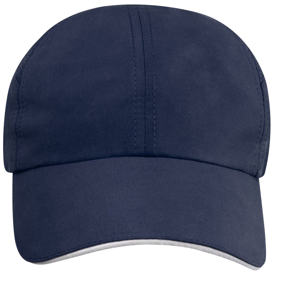Cappellino cool-fit sandwich a 6 pannelli in materiale riciclato certificato GRS Morion personalizzato con logo - Pubblienne