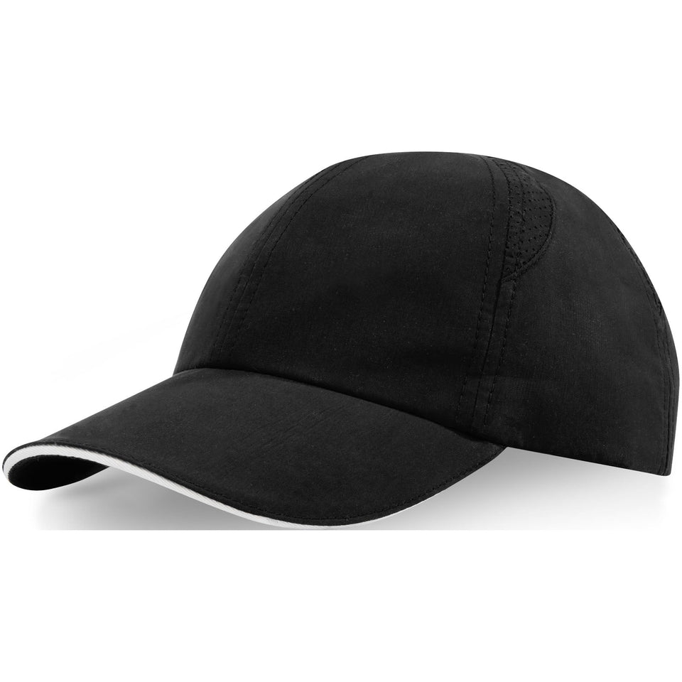 Cappellino cool-fit sandwich a 6 pannelli in materiale riciclato certificato GRS Morion personalizzato con logo - Pubblienne