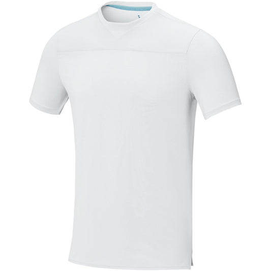 T-shirt a maniche corte cool fit in GRS riciclato da uomo Borax personalizzato con logo - Pubblienne