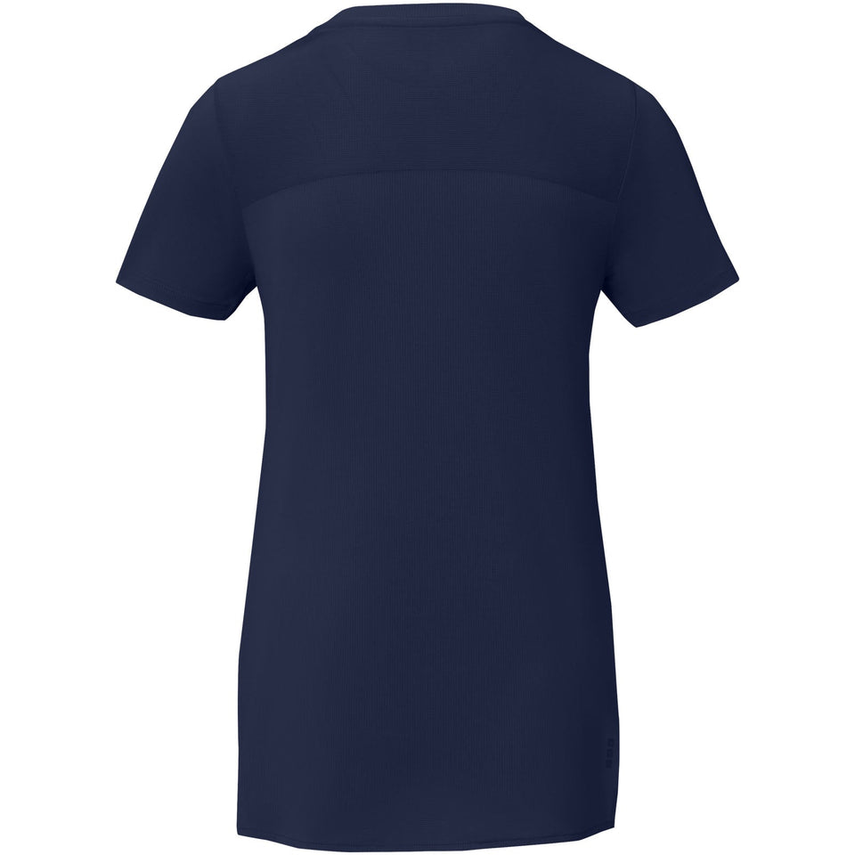 T-shirt a maniche corte cool fit in GRS riciclato da donna Borax personalizzato con logo - Pubblienne