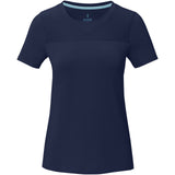 T-shirt a maniche corte cool fit in GRS riciclato da donna Borax personalizzato con logo - Pubblienne