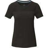 T-shirt a maniche corte cool fit in GRS riciclato da donna Borax personalizzato con logo - Pubblienne