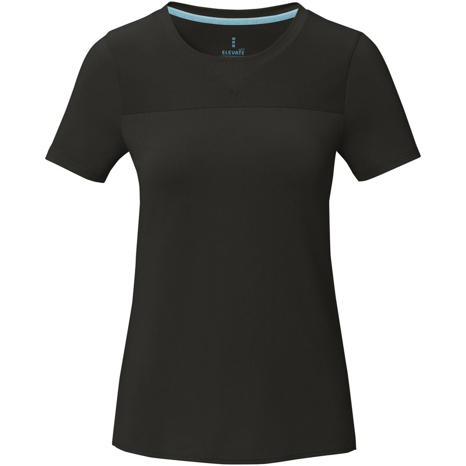 T-shirt a maniche corte cool fit in GRS riciclato da donna Borax personalizzato con logo - Pubblienne