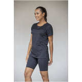 T-shirt a maniche corte cool fit in GRS riciclato da donna Borax personalizzato con logo - Pubblienne