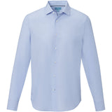 Camicia a maniche lunghe da uomo in tessuto biologico Cuprite personalizzato con logo - Pubblienne