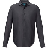 Camicia a maniche lunghe da uomo in tessuto biologico Cuprite personalizzato con logo - Pubblienne