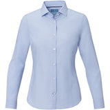 Camicia a maniche lunghe da donna in tessuto biologico Cuprite personalizzato con logo - Pubblienne