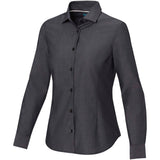 Camicia a maniche lunghe da donna in tessuto biologico Cuprite personalizzato con logo - Pubblienne