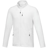 Giacca da uomo in pile con zip integrale in materiale riciclato certificato GRS Amber personalizzato con logo - Pubblienne