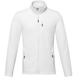 Giacca da uomo in pile con zip integrale in materiale riciclato certificato GRS Amber personalizzato con logo - Pubblienne