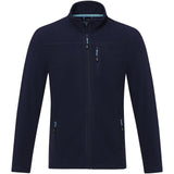 Giacca da uomo in pile con zip integrale in materiale riciclato certificato GRS Amber personalizzato con logo - Pubblienne