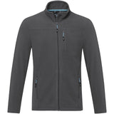 Giacca da uomo in pile con zip integrale in materiale riciclato certificato GRS Amber personalizzato con logo - Pubblienne