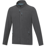 Giacca da uomo in pile con zip integrale in materiale riciclato certificato GRS Amber personalizzato con logo - Pubblienne