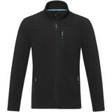 Giacca da uomo in pile con zip integrale in materiale riciclato certificato GRS Amber personalizzato con logo - Pubblienne