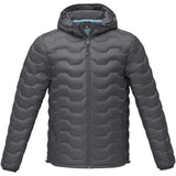Giacca termica da uomo in piuma e materiale riciclato certificato GRS Petalite personalizzato con logo - Pubblienne