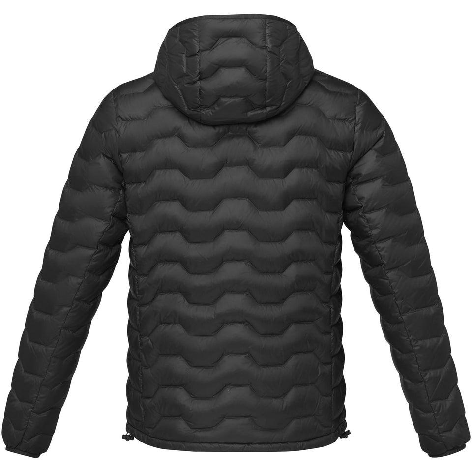 Giacca termica da uomo in piuma e materiale riciclato certificato GRS Petalite personalizzato con logo - Pubblienne