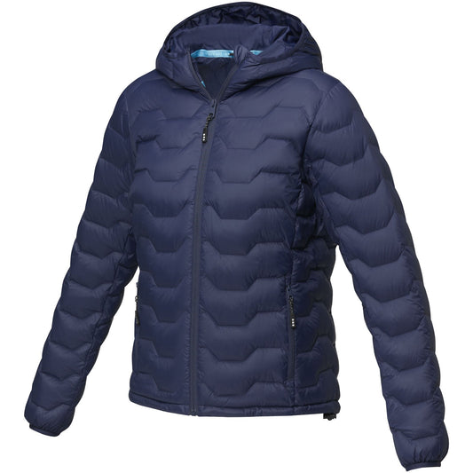 Giacca termica da donna in piuma e materiale riciclato certificato GRS Petalite personalizzato con logo - Pubblienne