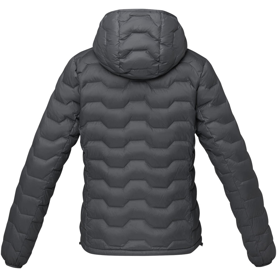 Giacca termica da donna in piuma e materiale riciclato certificato GRS Petalite personalizzato con logo - Pubblienne