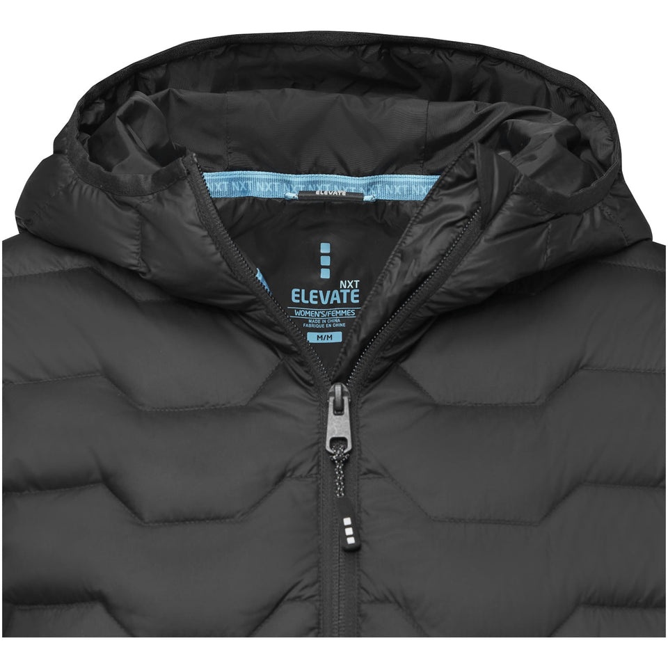 Giacca termica da donna in piuma e materiale riciclato certificato GRS Petalite personalizzato con logo - Pubblienne