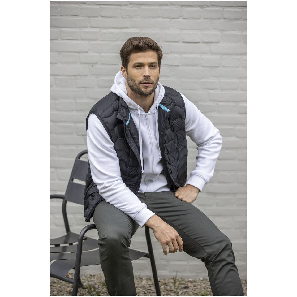 Smanicato termico da uomo in piuma e materiale riciclato GRS Epidote personalizzato con logo - Pubblienne