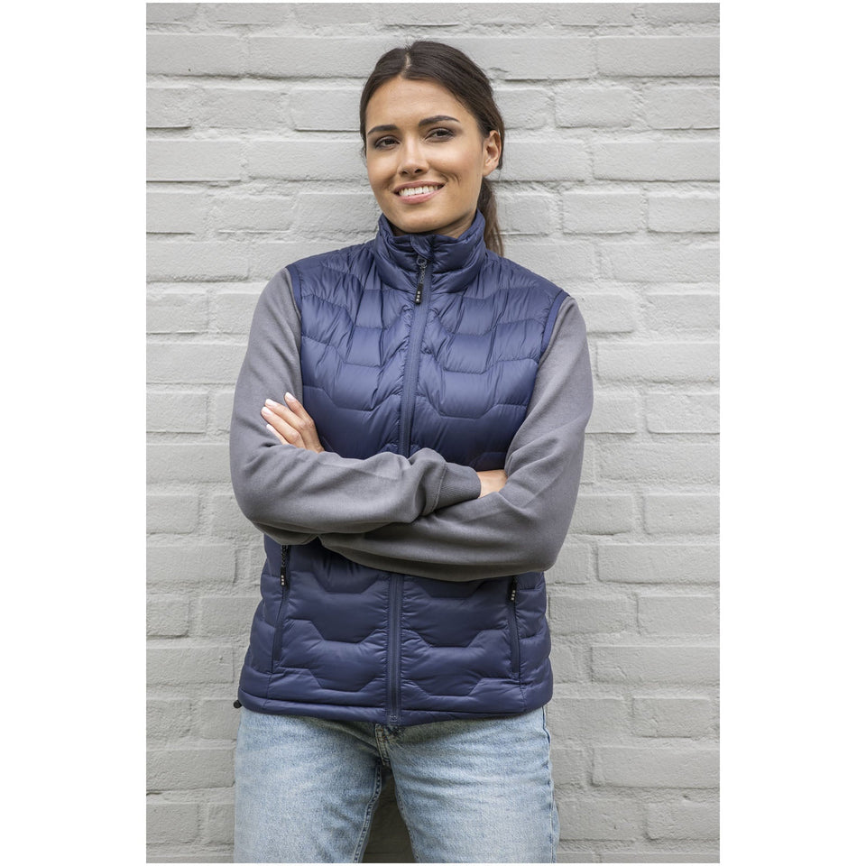 Smanicato termico da donna in piuma e materiale riciclato GRS Epidote personalizzato con logo - Pubblienne