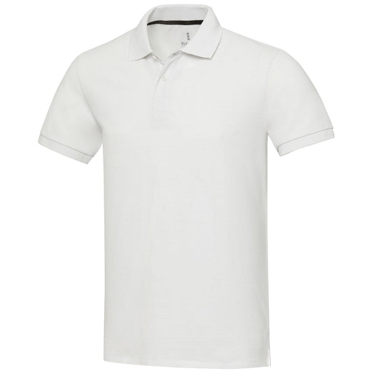 Polo unisex a maniche corte in tessuto riciclato Emerald Aware™ personalizzato con logo - Pubblienne