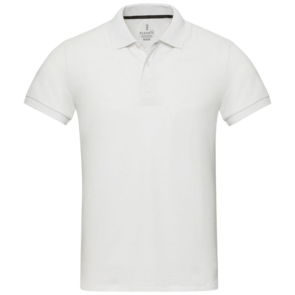Polo unisex a maniche corte in tessuto riciclato Emerald Aware™ personalizzato con logo - Pubblienne