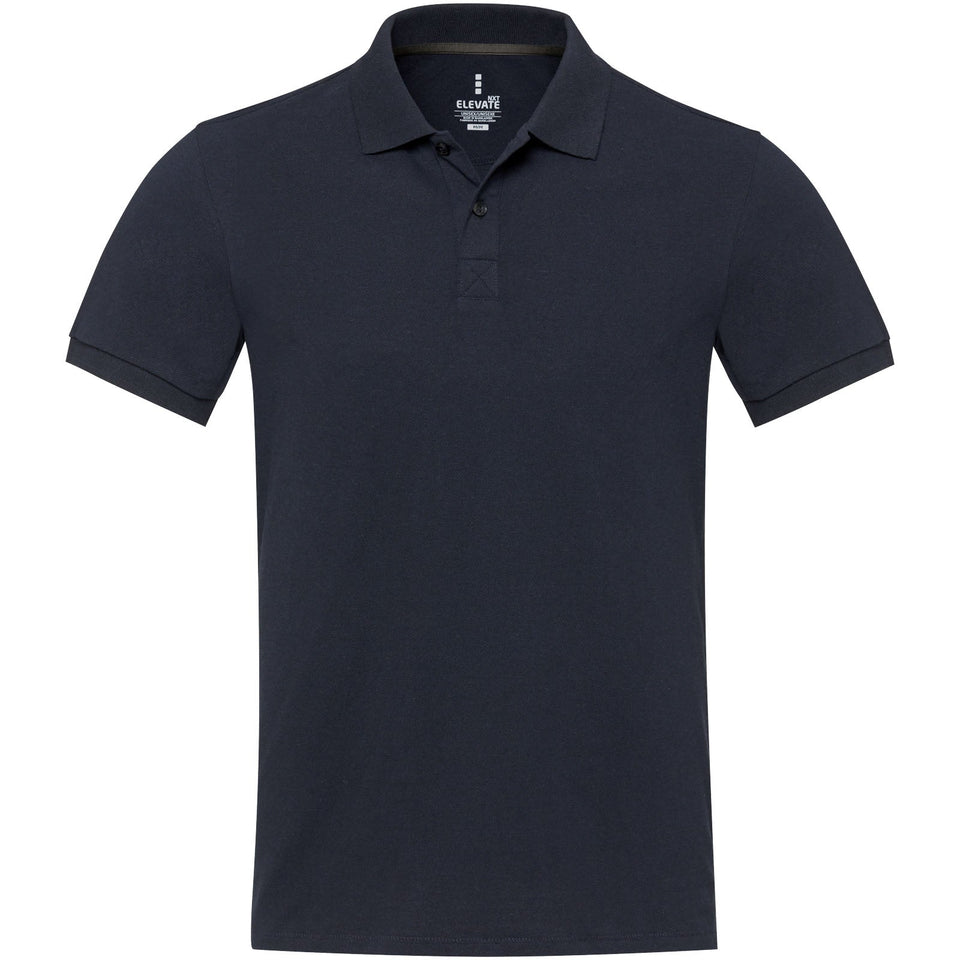 Polo unisex a maniche corte in tessuto riciclato Emerald Aware™ personalizzato con logo - Pubblienne