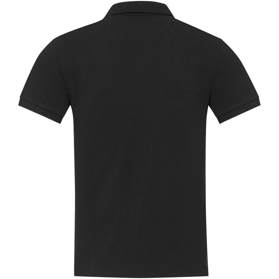 Polo unisex a maniche corte in tessuto riciclato Emerald Aware™ personalizzato con logo - Pubblienne
