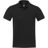 Polo unisex a maniche corte in tessuto riciclato Emerald Aware™ personalizzato con logo - Pubblienne