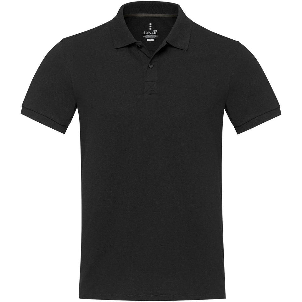Polo unisex a maniche corte in tessuto riciclato Emerald Aware™ personalizzato con logo - Pubblienne