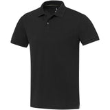 Polo unisex a maniche corte in tessuto riciclato Emerald Aware™ personalizzato con logo - Pubblienne