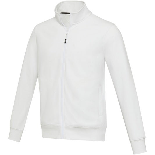Maglione unisex in tessuto riciclato a cerniera intera Galena Aware™ personalizzato con logo - Pubblienne