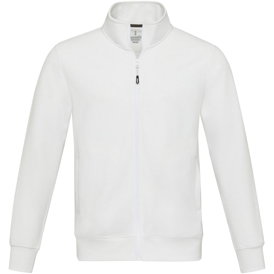 Maglione unisex in tessuto riciclato a cerniera intera Galena Aware™ personalizzato con logo - Pubblienne