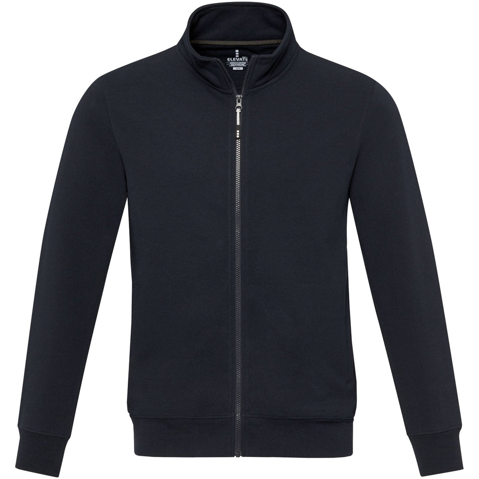 Maglione unisex in tessuto riciclato a cerniera intera Galena Aware™ personalizzato con logo - Pubblienne