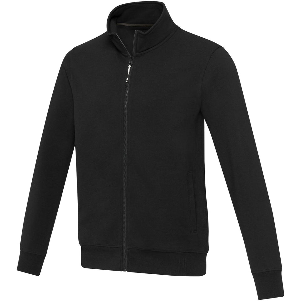 Maglione unisex in tessuto riciclato a cerniera intera Galena Aware™ personalizzato con logo - Pubblienne