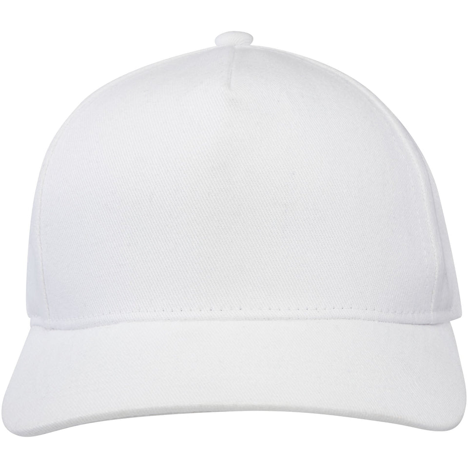 Cappellino in tessuto riciclato Aware™ a 5 pannelli Onyx personalizzato con logo - Pubblienne