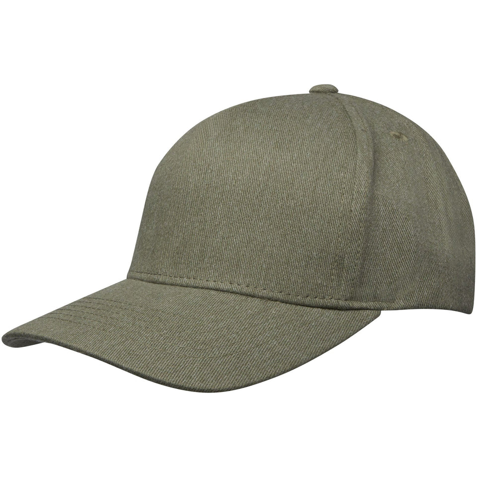 Cappellino in tessuto riciclato Aware™ a 5 pannelli Onyx personalizzato con logo - Pubblienne