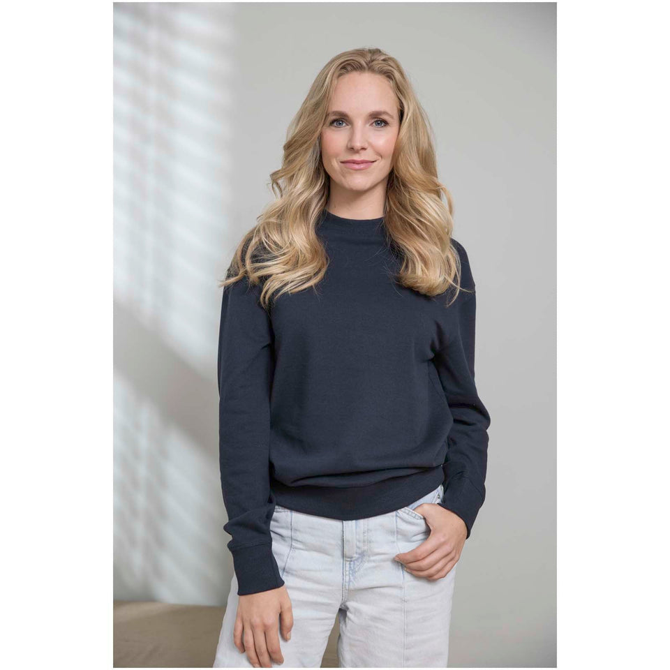 Maglione a girocollo in tessuto riciclato unisex Jet Aware™ personalizzato con logo - Pubblienne