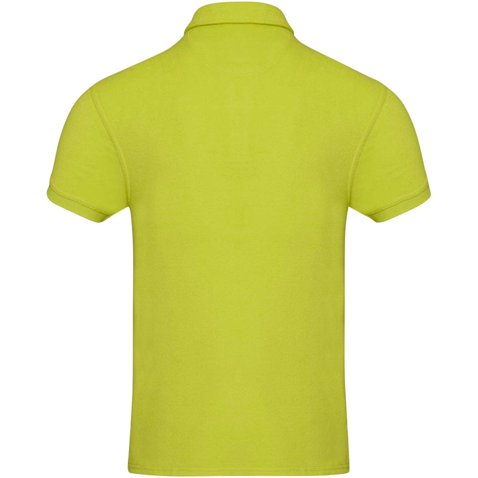 Polo unisex in tessuto terry riciclato Akoya personalizzato con logo - Pubblienne