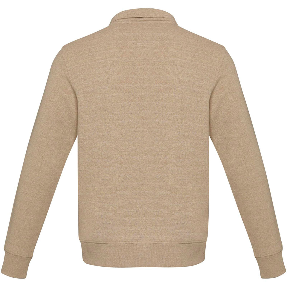 Maglione con cerniera a un quarto in tessuto riciclato unisex Aware™ Tin personalizzato con logo - Pubblienne