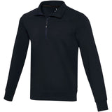 Maglione con cerniera a un quarto in tessuto riciclato unisex Aware™ Tin personalizzato con logo - Pubblienne