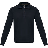 Maglione con cerniera a un quarto in tessuto riciclato unisex Aware™ Tin personalizzato con logo - Pubblienne