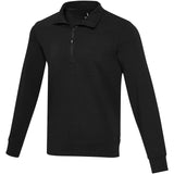 Maglione con cerniera a un quarto in tessuto riciclato unisex Aware™ Tin personalizzato con logo - Pubblienne
