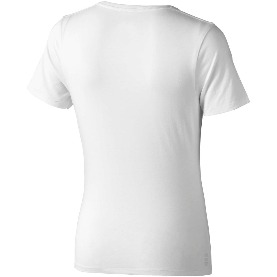 T-shirt Nanaimo a manica corta da donna personalizzato con logo - Pubblienne