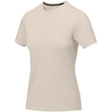 T-shirt Nanaimo a manica corta da donna personalizzato con logo - Pubblienne